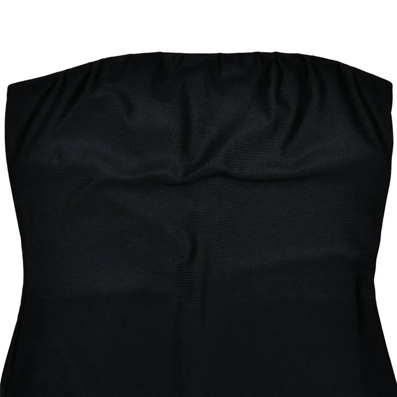 Mozision Strapless Backless Fashion Off-shoulder Sleeveless Maxi Dress