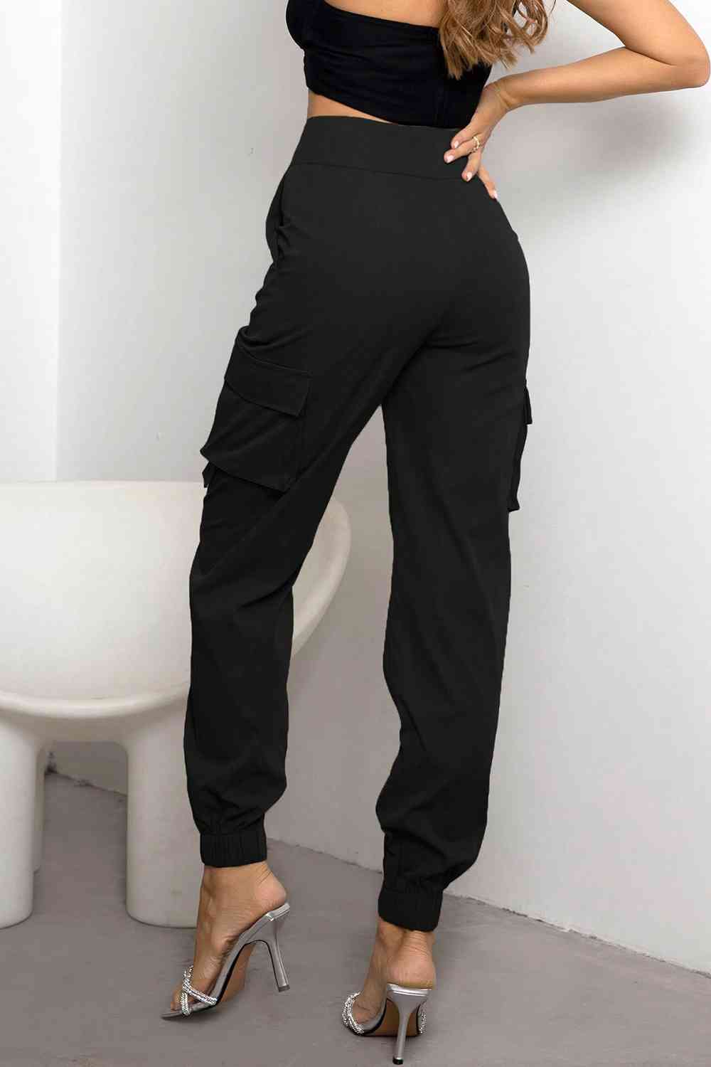 High Waist Cargo Pants